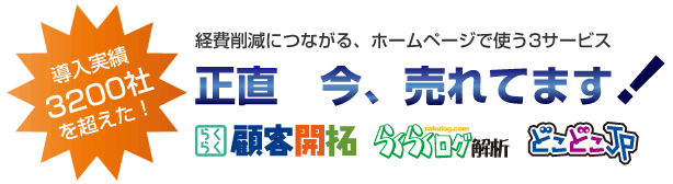 経費削減につながる、ホームページで使う3サービス。正直今、売れてます！